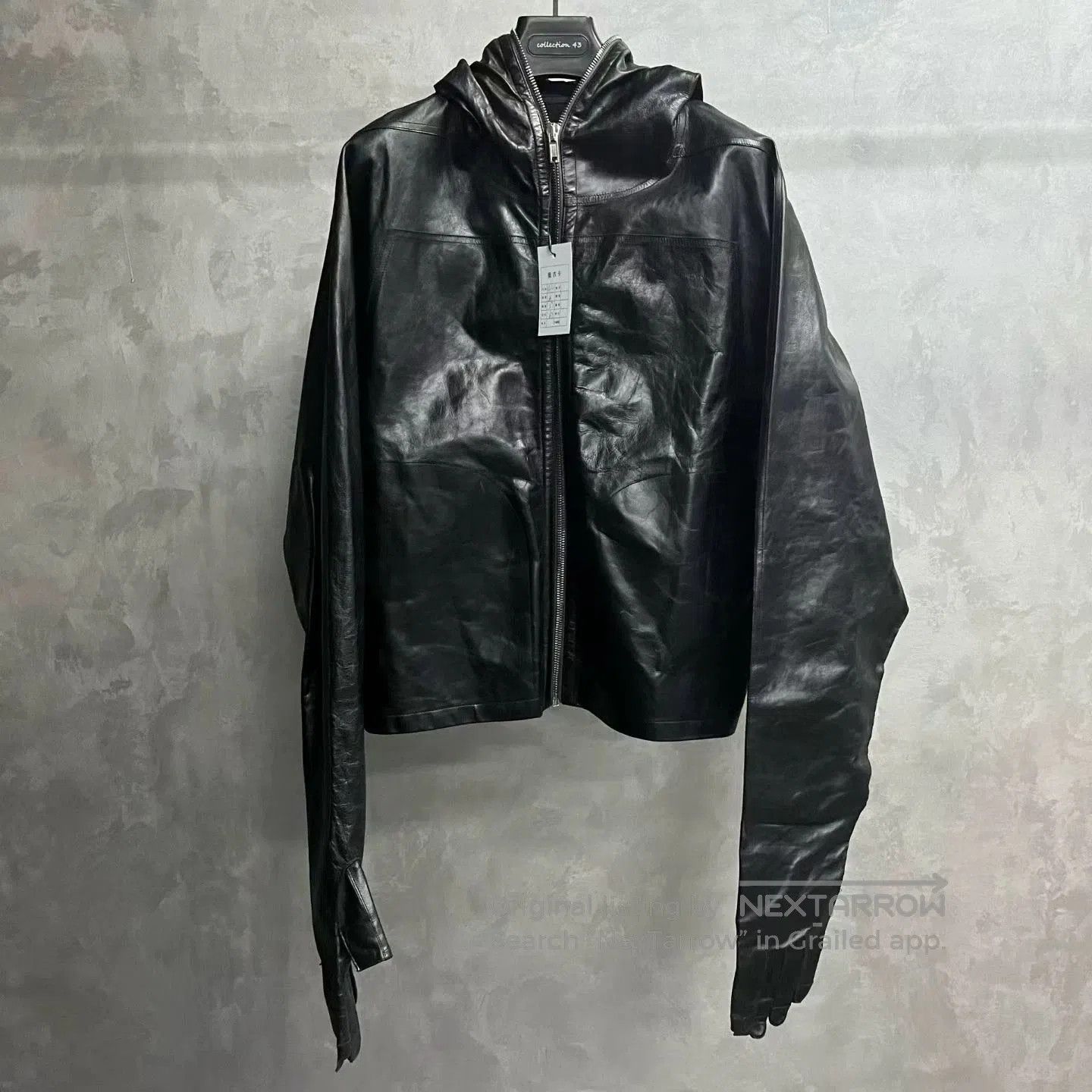 Rick Owens rick owens black hooded leather jacket. Size US L / EU 52-54 / 3 - 1 Thumbnail