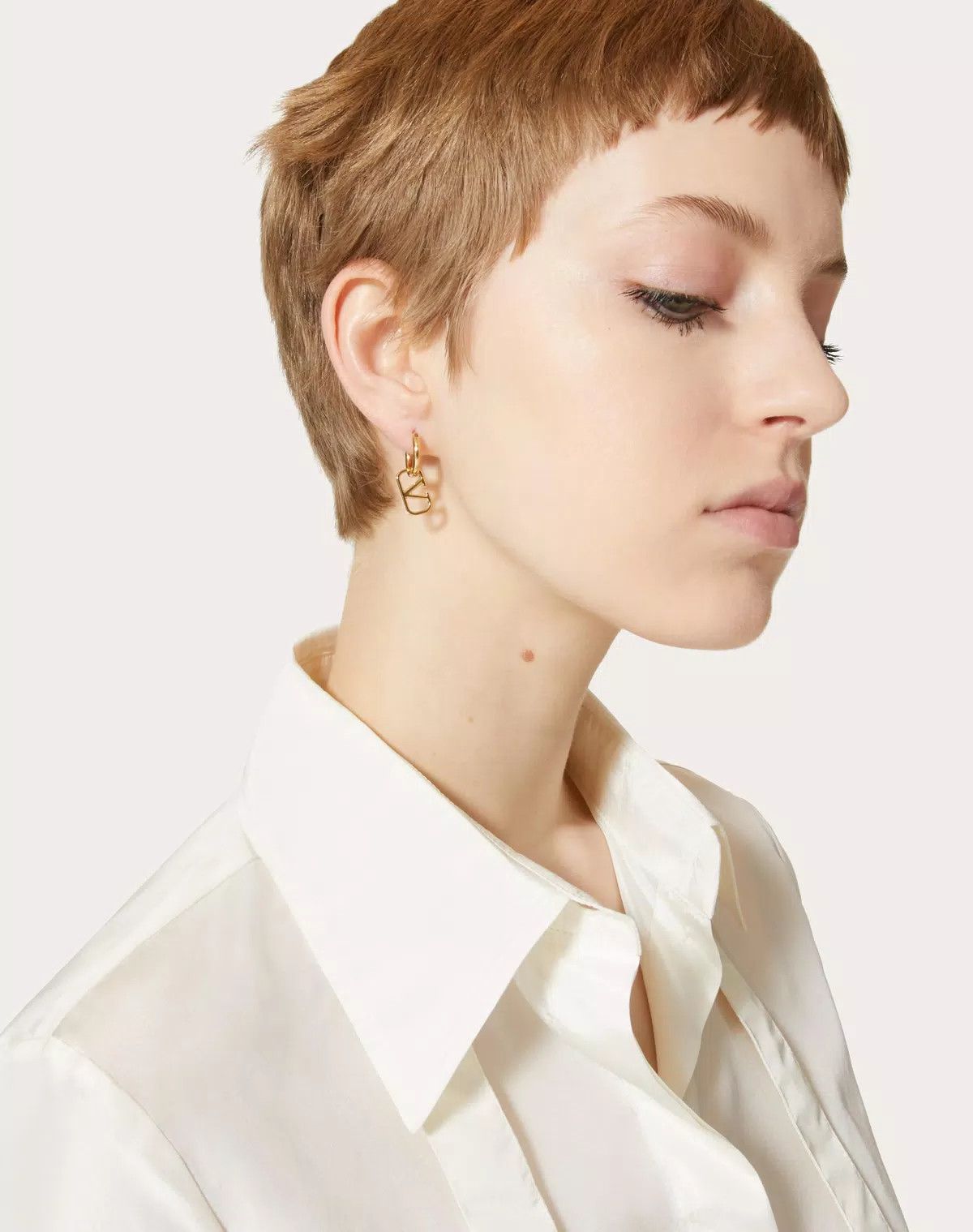 Valentino oc11z0725 Size:OS/Single Metal Earrings in Golden Size ONE SIZE - 5 Thumbnail