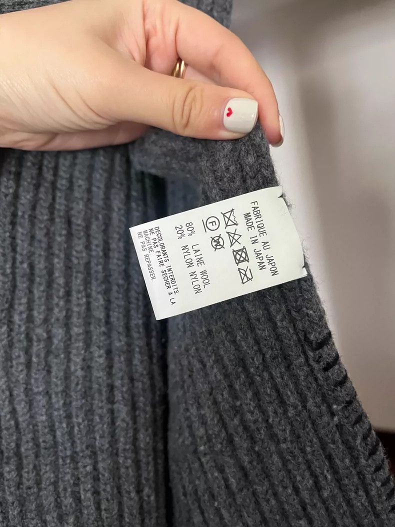 Y's Y's size os High collar wool vest with short front and long Size US M / EU 48-50 / 2 - 3 Thumbnail