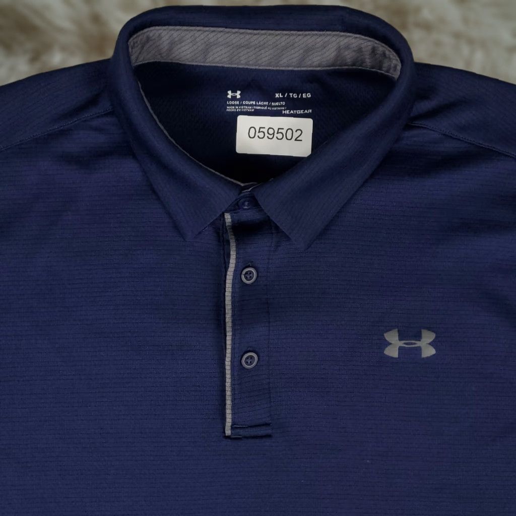 Under Armour Under Armour Polo Shirt Mens XL Blue Golf Casual Short Sleeve Shirt Size US XL / EU 56 / 4 - 1 Thumbnail