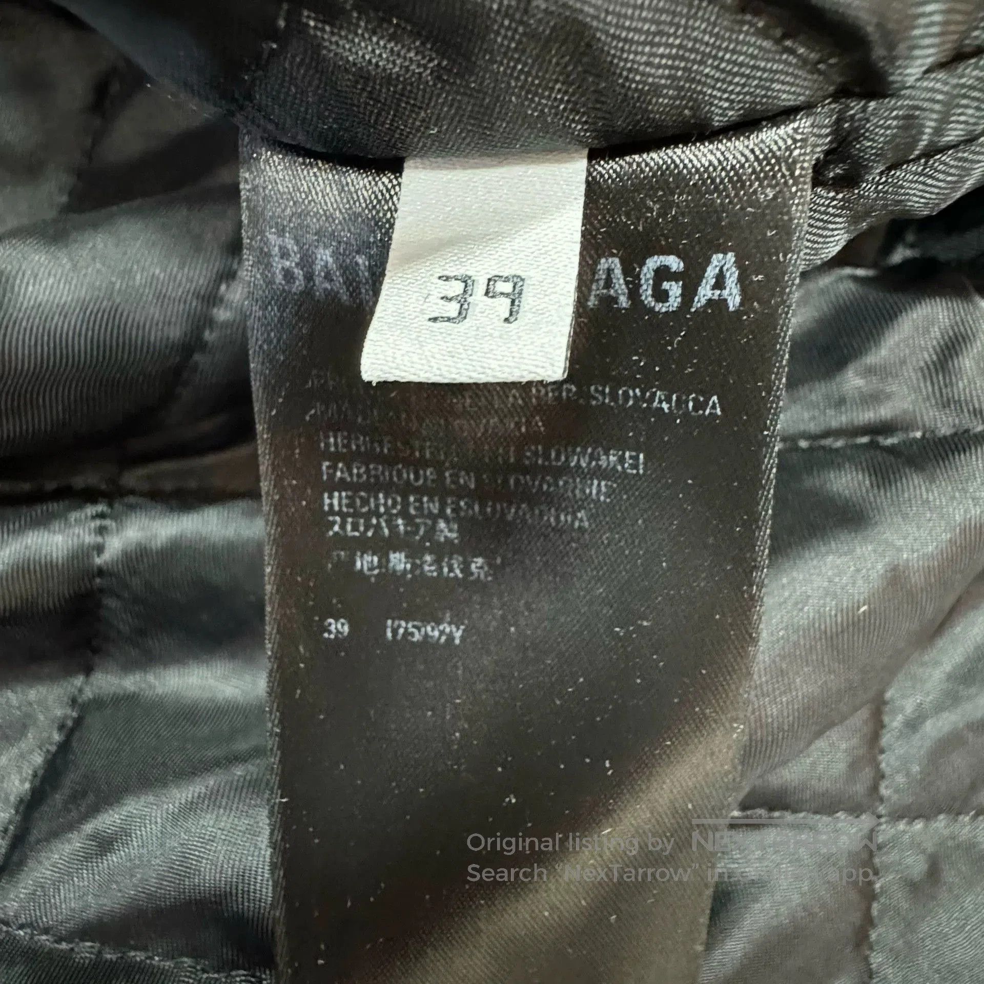 Balenciaga Balenciaga Red Black Plaid Cotton Coat. Size US L / EU 52-54 / 3 - 7 Thumbnail