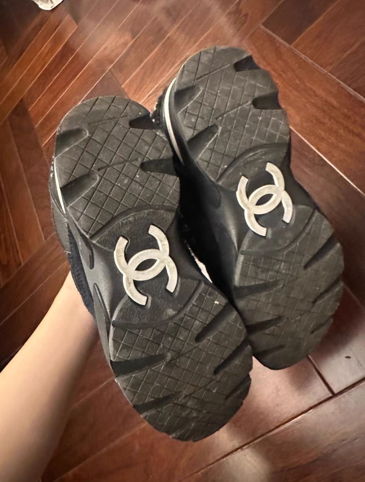 Chanel Chanel Tweed Sneakers Size US 6.5 / IT 36.5 - 4 Thumbnail