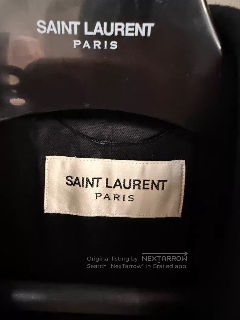 Saint Laurent Paris Saint Laurent Paris Gold Button Coat i Size US L / EU 52-54 / 3 - 3 Thumbnail