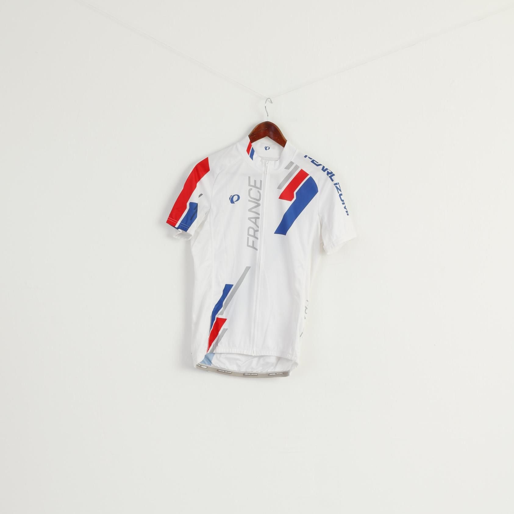 Vintage Pearl Izumi Elite Men M Cycling Shirt White France 7761 Size US M / EU 48-50 / 2 - 1 Thumbnail