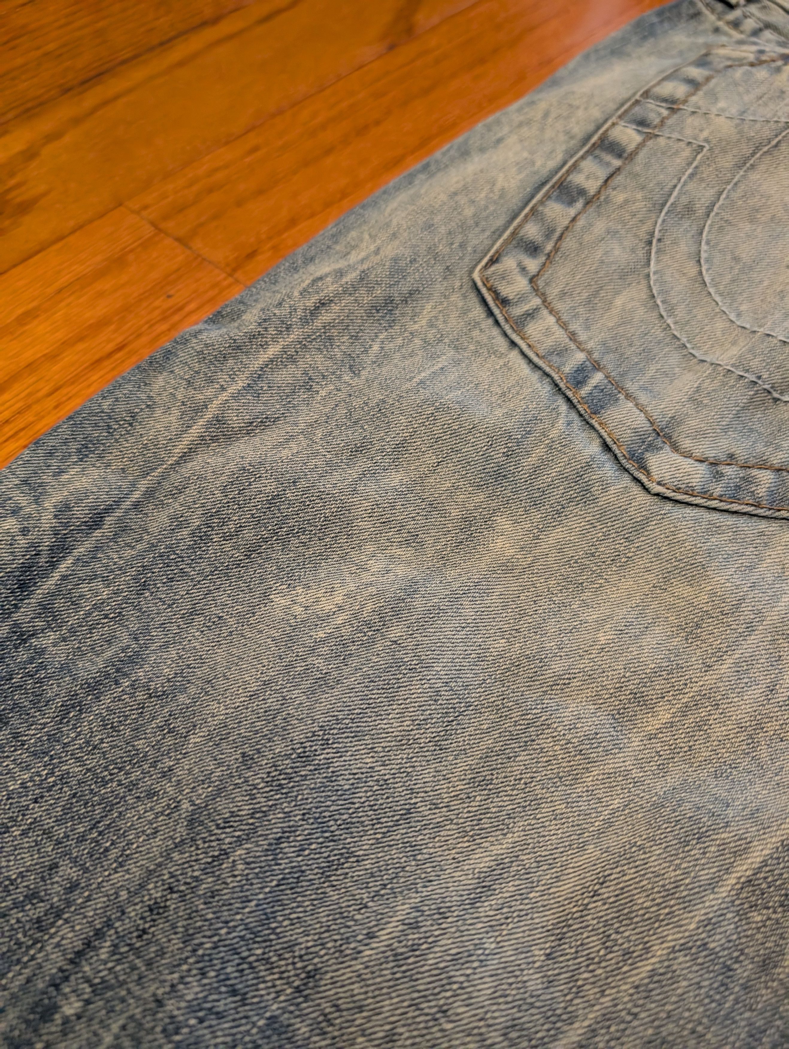 True Religion True Religion Skinny Distressed Light Wash Denim Jeans 38 Size US 38 / EU 54 - 3 Thumbnail