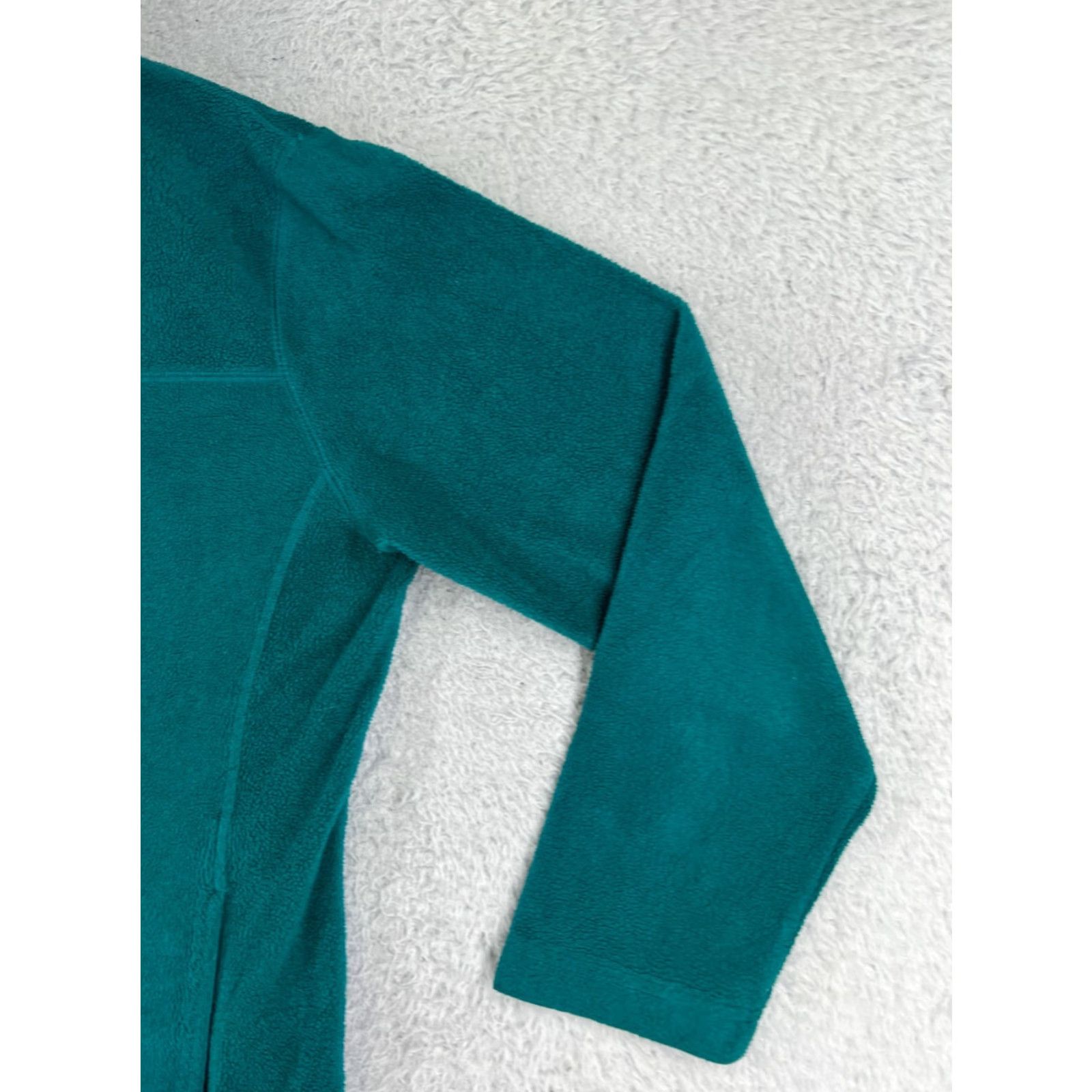 Vintage Cabela's Jacket Womens Small Teal Fleece Mock Neck Cozy Pockets Polyester Size S / US 4 / IT 40 - 5 Thumbnail