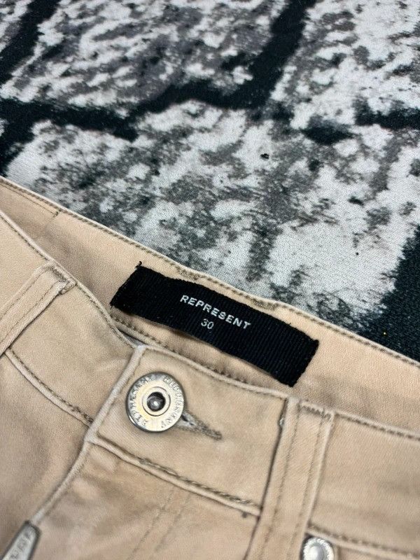 Other Represent jeans beige 30 logo cream Size US 30 / EU 46 - 6 Thumbnail