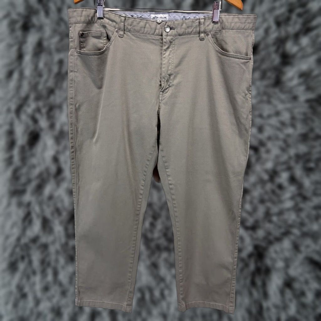 Peter Millar Peter Millar Mens 5 Pocket Grey Golf Pants 40x26.5 Extra Large XL Preppy Soft Size US 40 / EU 56 - 1 Thumbnail