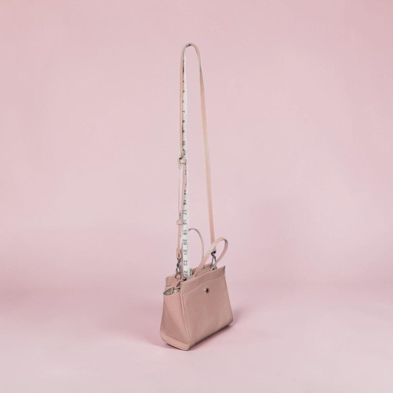 Steve Madden Steve Madden Blush Pink Structured Satchel Crossbody NWOT Size ONE SIZE - 4 Thumbnail