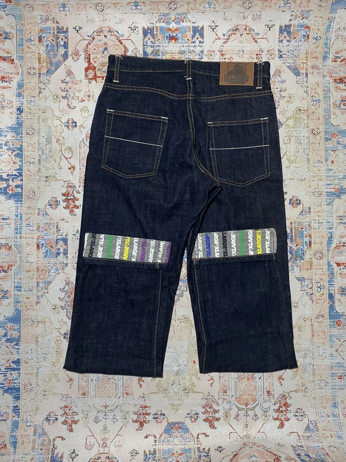 X-LARGE Xlarge Graphic Overprint Multicolor Denim Size US 30 / EU 46 - 5 Thumbnail