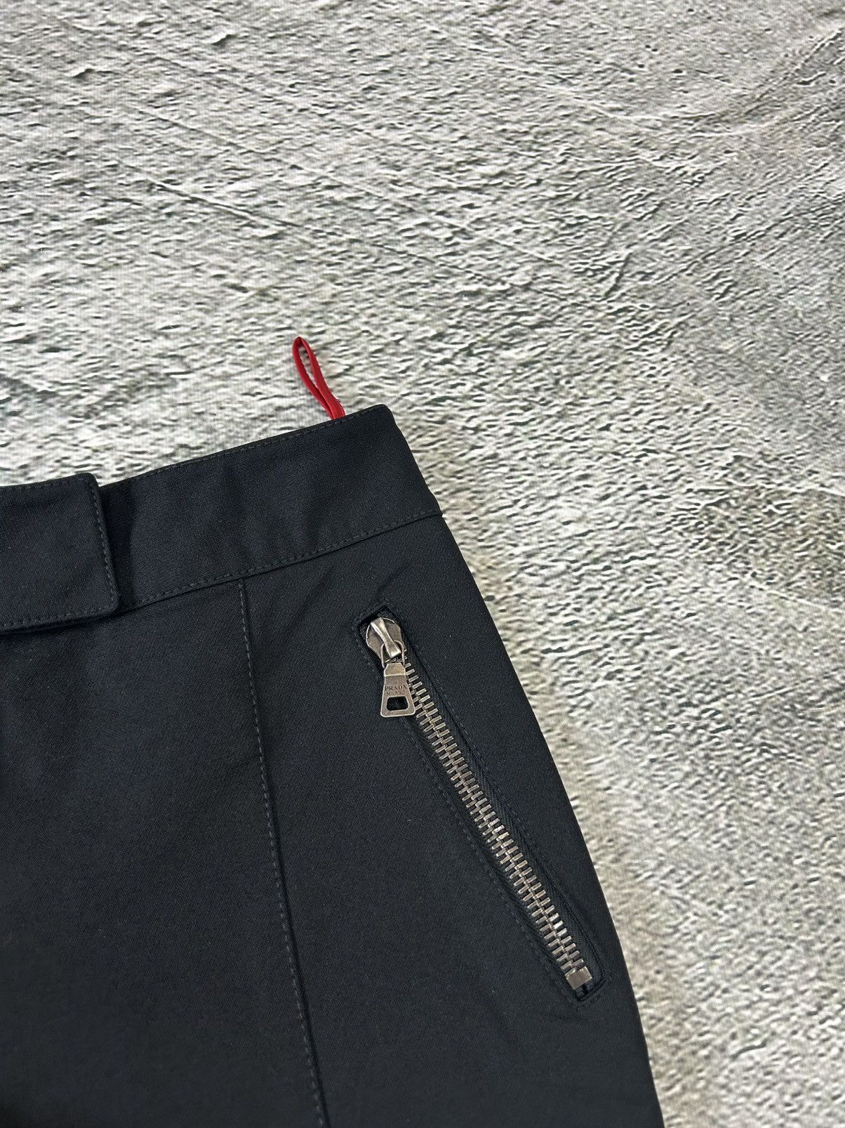 Prada Prada black ski pants vintage technical gorpcore Size 27" / US 4 / IT 40 - 2 Thumbnail