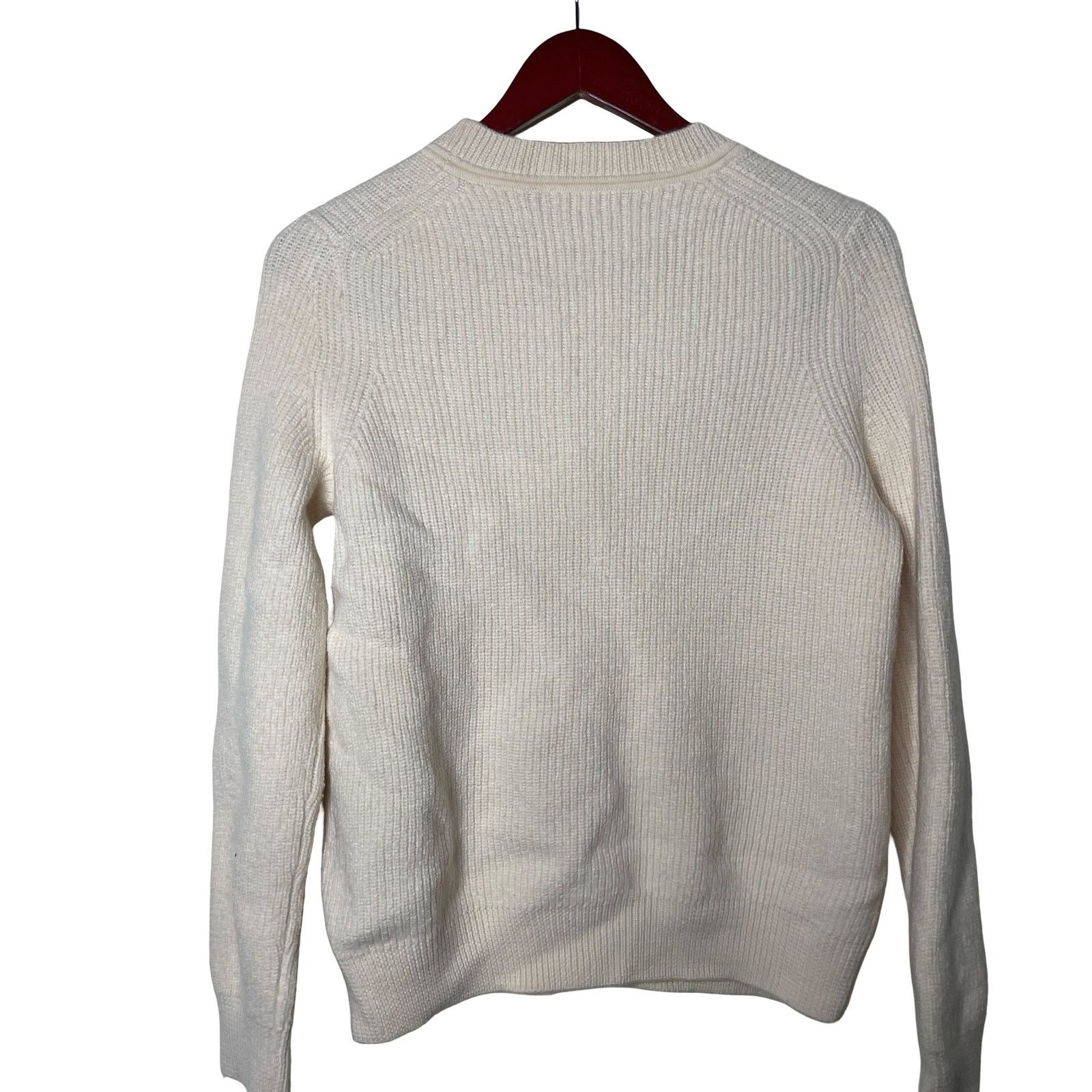 Rag & Bone Rag & Bone JEAN Tori Ivory Cutout Crewneck Sweater Pullover Size M / US 6-8 / IT 42-44 - 4 Thumbnail