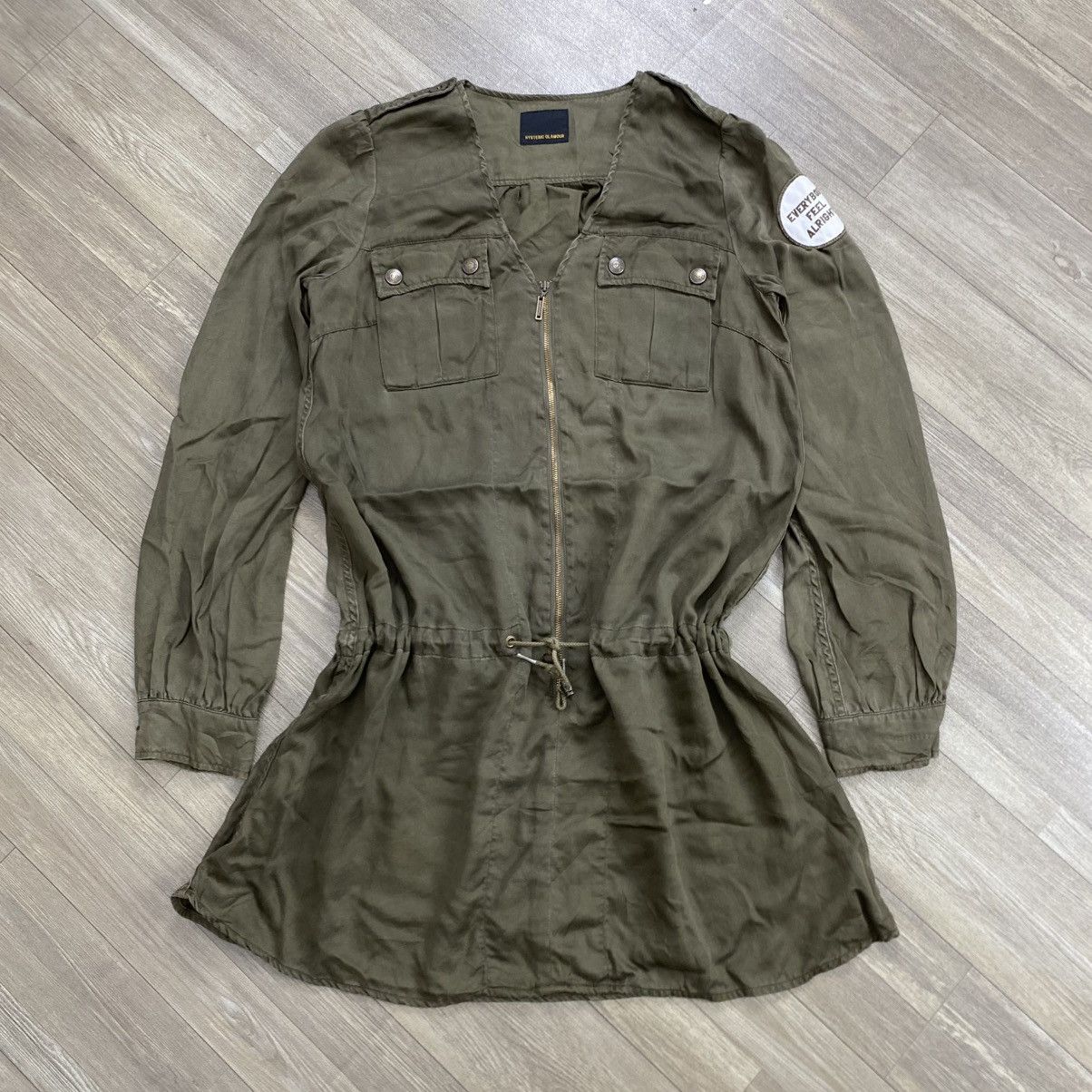 Hysteric Glamour Y2K Vintage Hysteric Glamour Military Sexy Flared Dressed Size M / US 6-8 / IT 42-44 - 1 Thumbnail