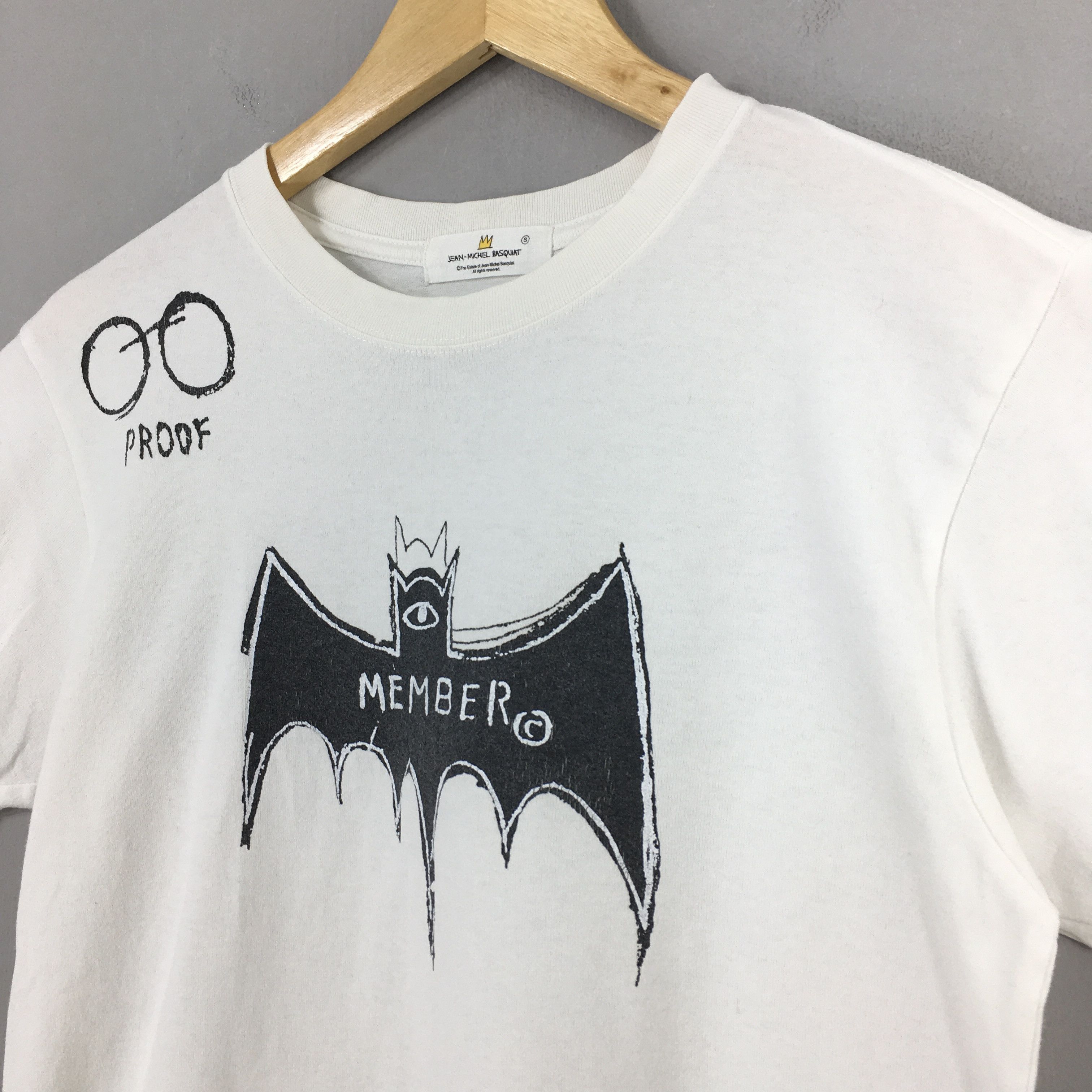 Jean-Michel Basquiat JMB Jean-Michel Basquiat Proof Member Bat Pop Art T shirt S Size US S / EU 44-46 / 1 - 3 Thumbnail