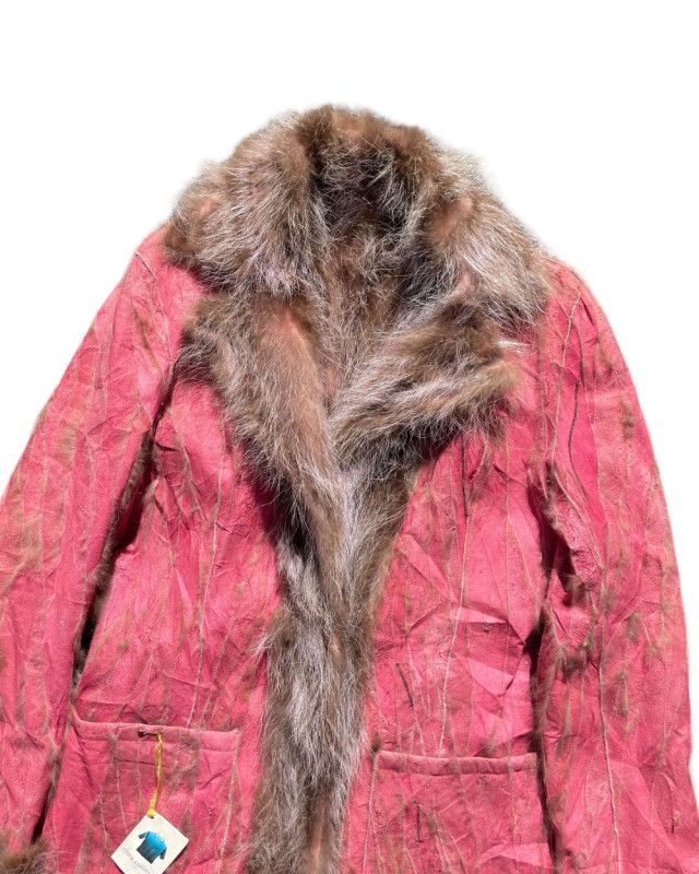 Other Vintage Reversible Patchwork Fur and Leather Patchwork Coat Size M / US 6-8 / IT 42-44 - 2 Thumbnail