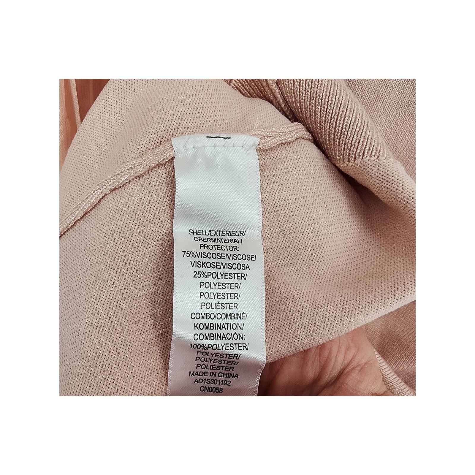 Adrianna Papell Adrianna Papell Blush Pink Lightweight Sweater Women's Large Size L / US 10 / IT 46 - 11 Thumbnail