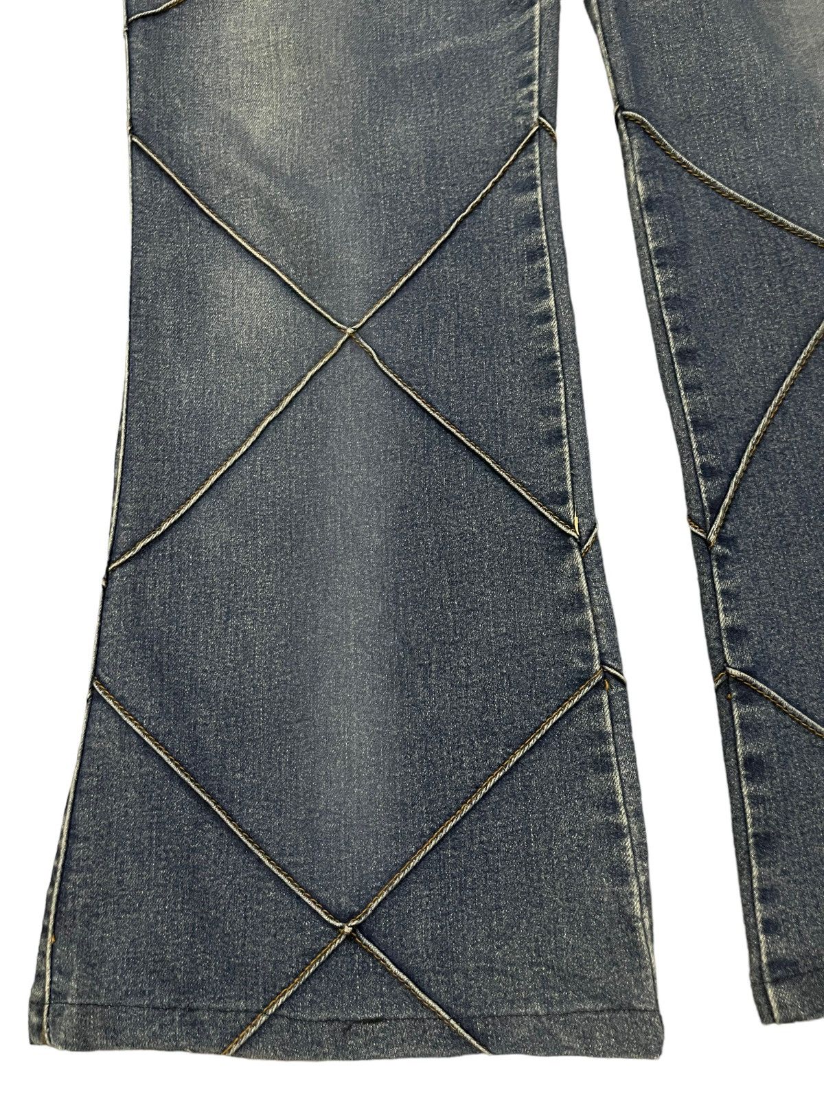 Hysteric Glamour Vintage Japanese Brand Faded Wash Patch Line Style Jeans Size US 31 - 5 Thumbnail