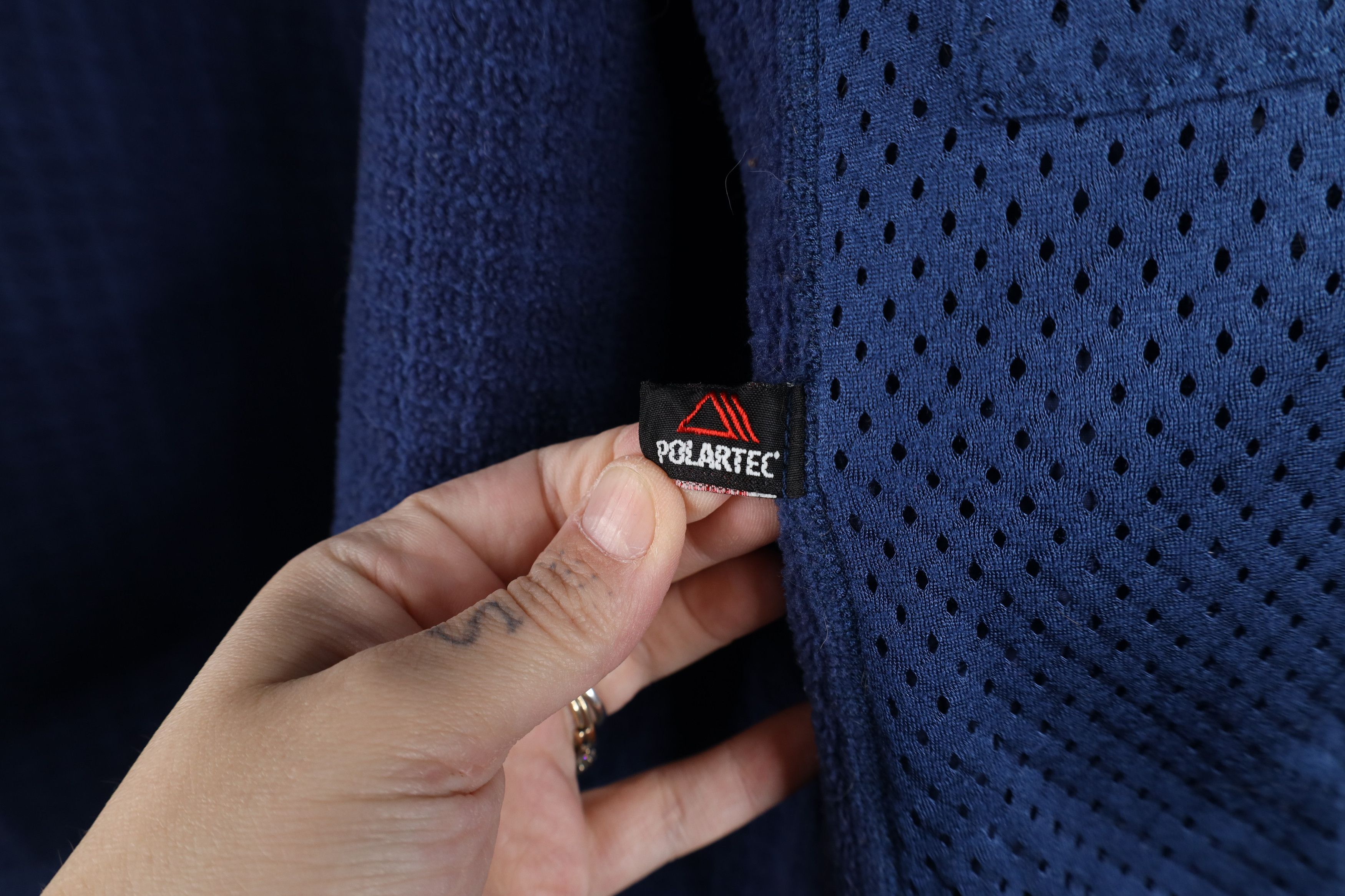 Patagonia Vintage Patagonia Spell Out Full Zip Fleece Jacket Blue Size US S / EU 44-46 / 1 - 11 Thumbnail