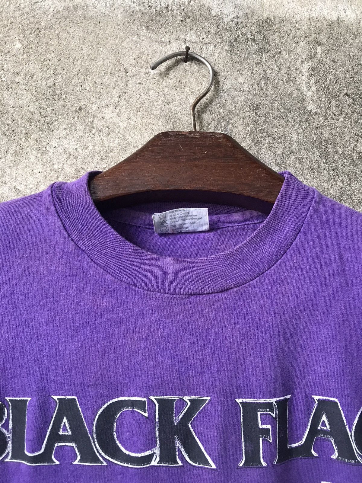 Band Tees × Vintage Vintage 80s Black Flag Shirt Size US M / EU 48-50 / 2 - 5 Thumbnail