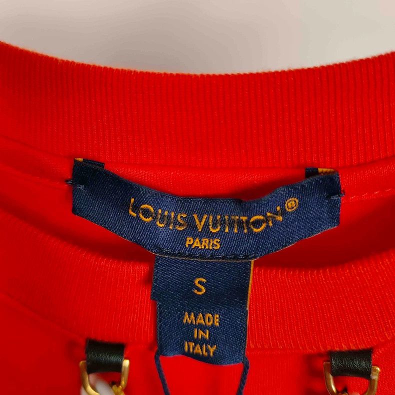 Louis Vuitton Louis Vuitton Red nautical print contrast scarf short slee Size S / US 4 / IT 40 - 5 Thumbnail