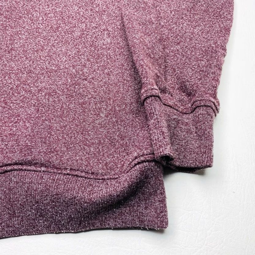 TravisMathew Travis Mathew Long Sleeve Fleece 1/4 Zip Sweater Mens 2XL Maroon Heather Golf Size US XXL / EU 58 / 5 - 4 Thumbnail