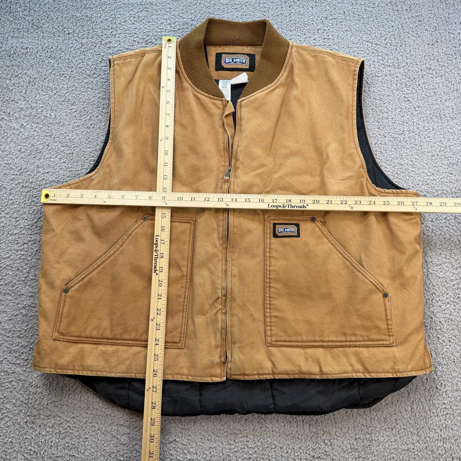 Other Vintage Big Smith Duck Canvas Work Vest Insulated Vest Size US XXL / EU 58 / 5 - 3 Thumbnail