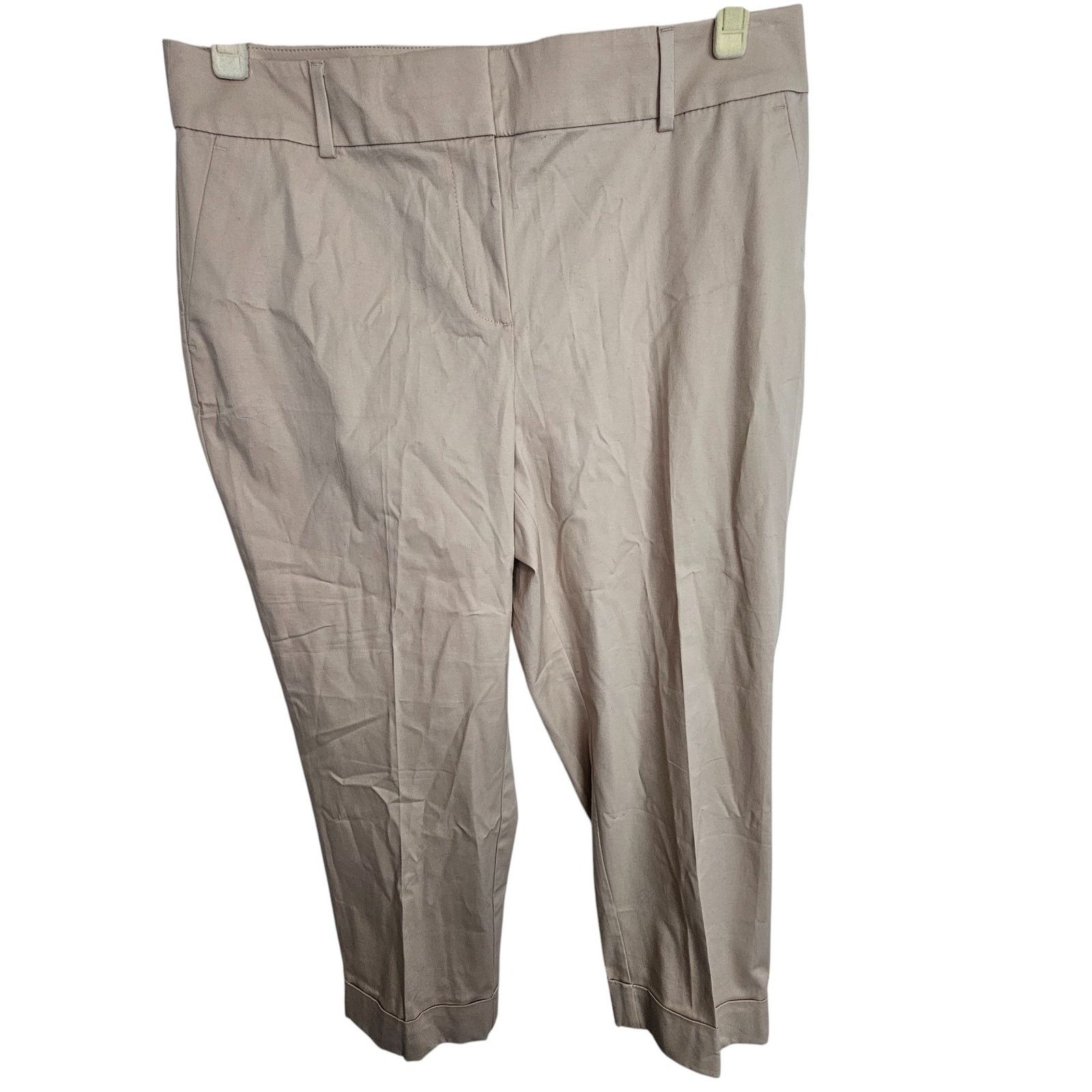 Ann Taylor Ann Taylor Womens The Crop Curvy Fit Trouser Pants Sz 10 Size 32" / US 10 / IT 46 - 1 Thumbnail