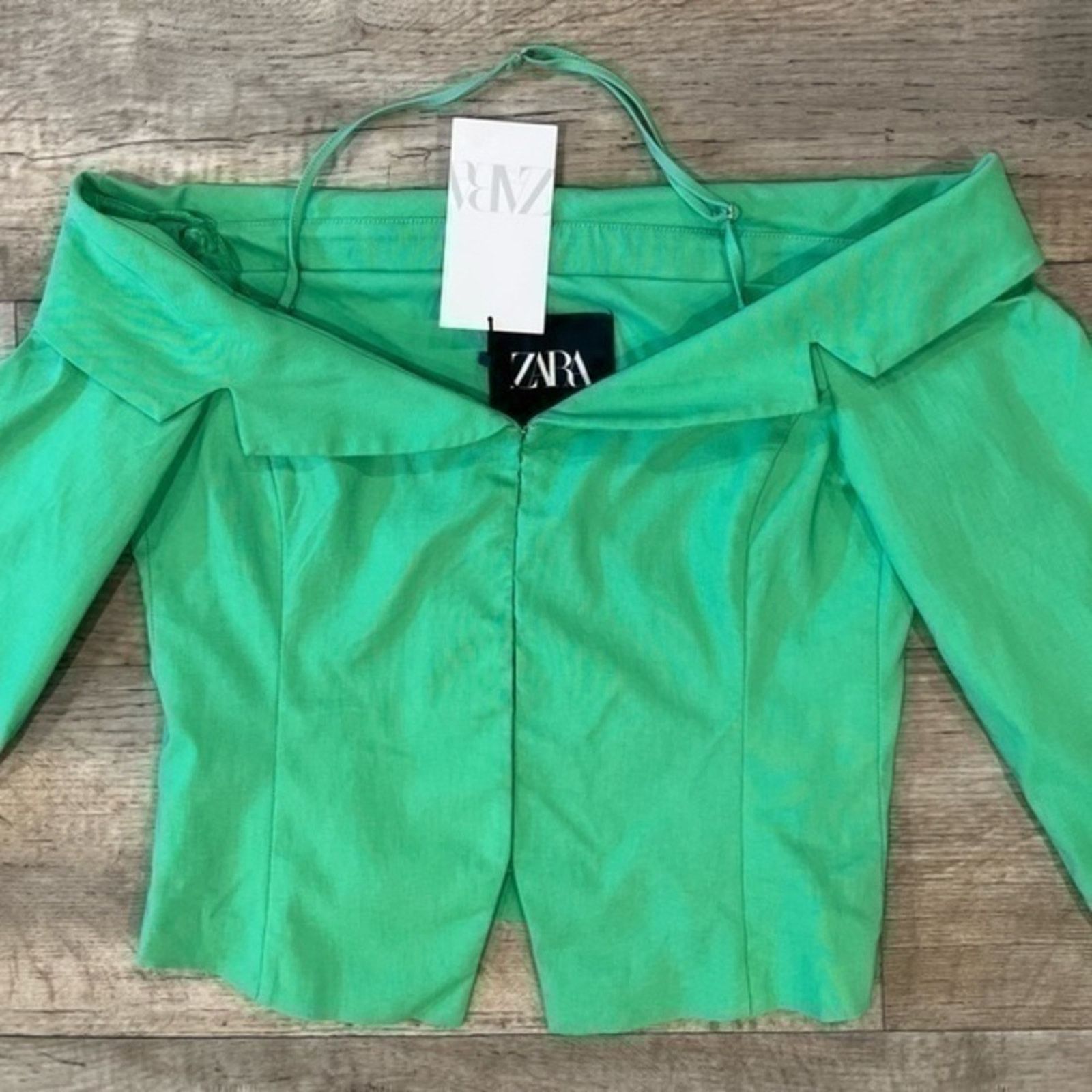 Zara ZARA Off-Shoulder Blazer NWT Size L / US 10 / IT 46 - 17 Thumbnail
