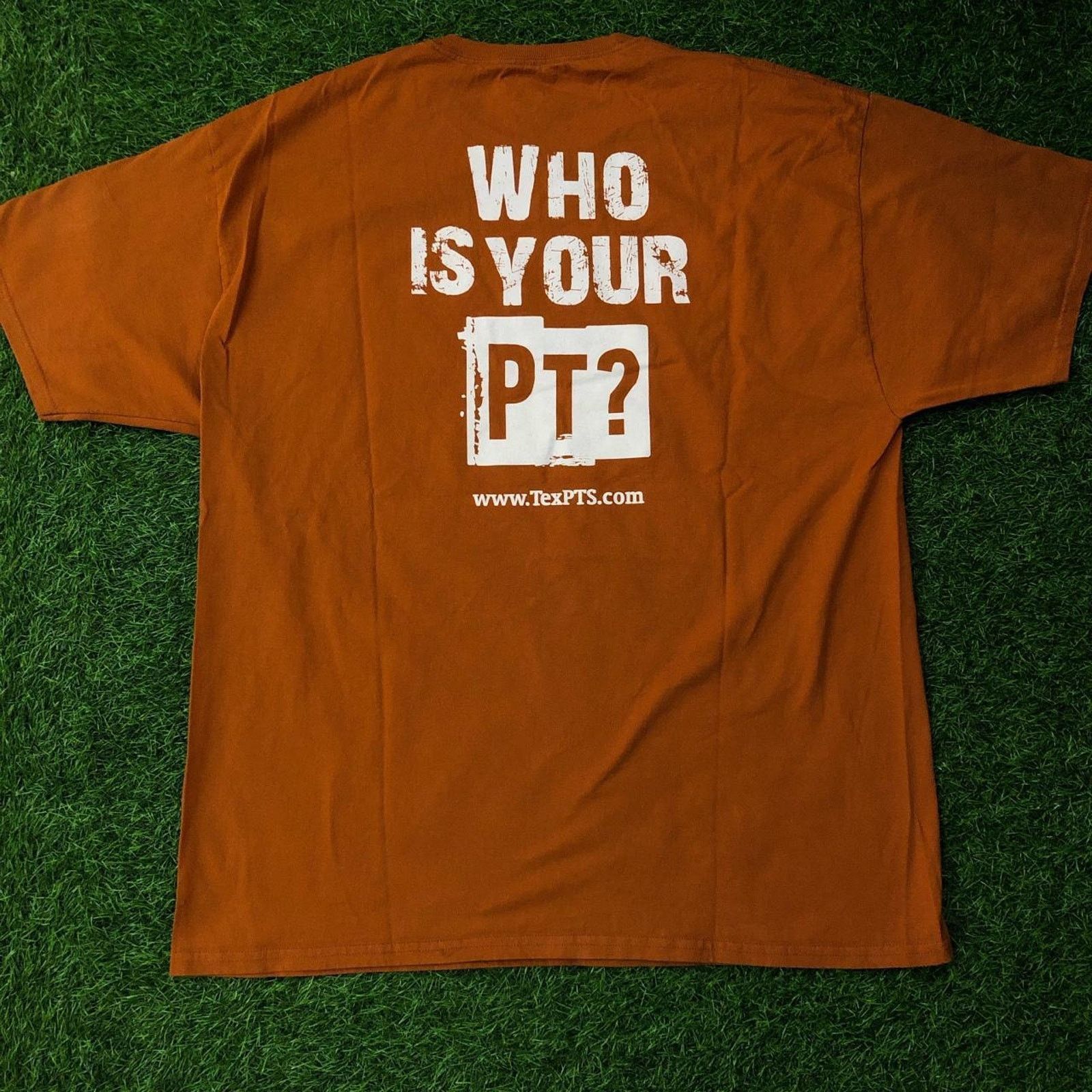 Hanes Orange Texas Physical Therapy Graphic Tee Size US XXL / EU 58 / 5 - 2 Thumbnail