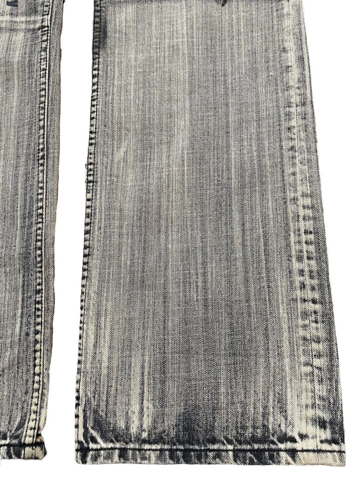 If Six Was Nine Vintage Japanese Brand Punk Skull Distressed Wide Leg Jeans Size US 34 / EU 50 - 8 Thumbnail
