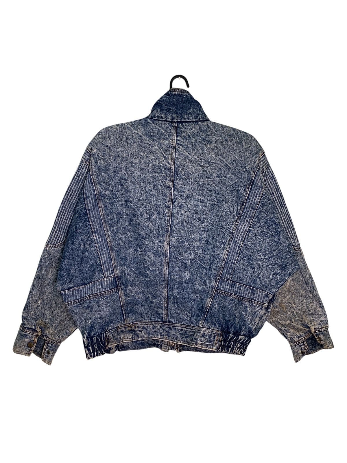 Japanese Brand Rare Design Vintage Slow Down Fashion Denim Jackets Size XXL / US 16-18 / IT 52-54 - 2 Thumbnail