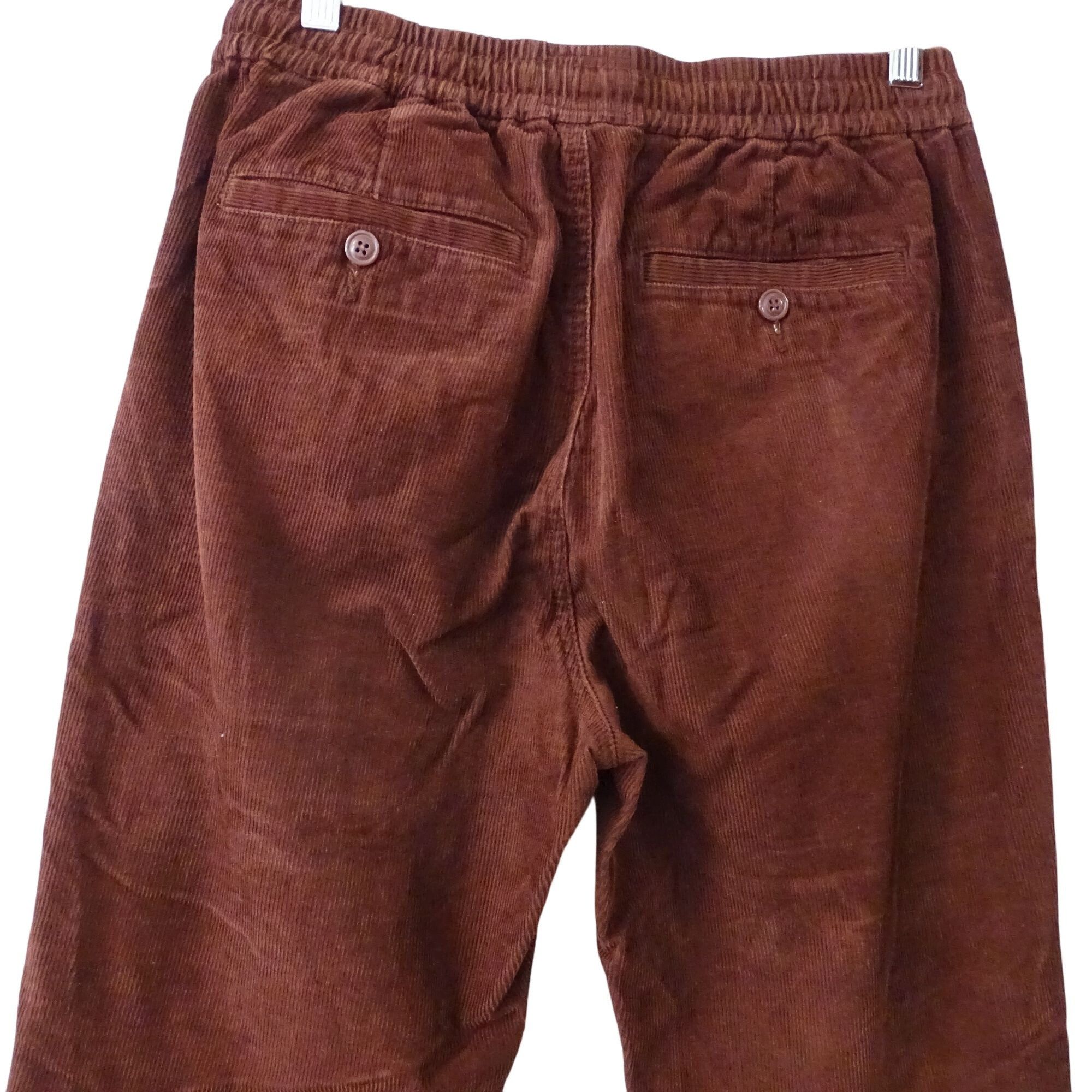J.Crew J Crew Corduroy Drawstring Dock Pants Jogger Burgundy Small Size US 28 / EU 44 - 5 Thumbnail