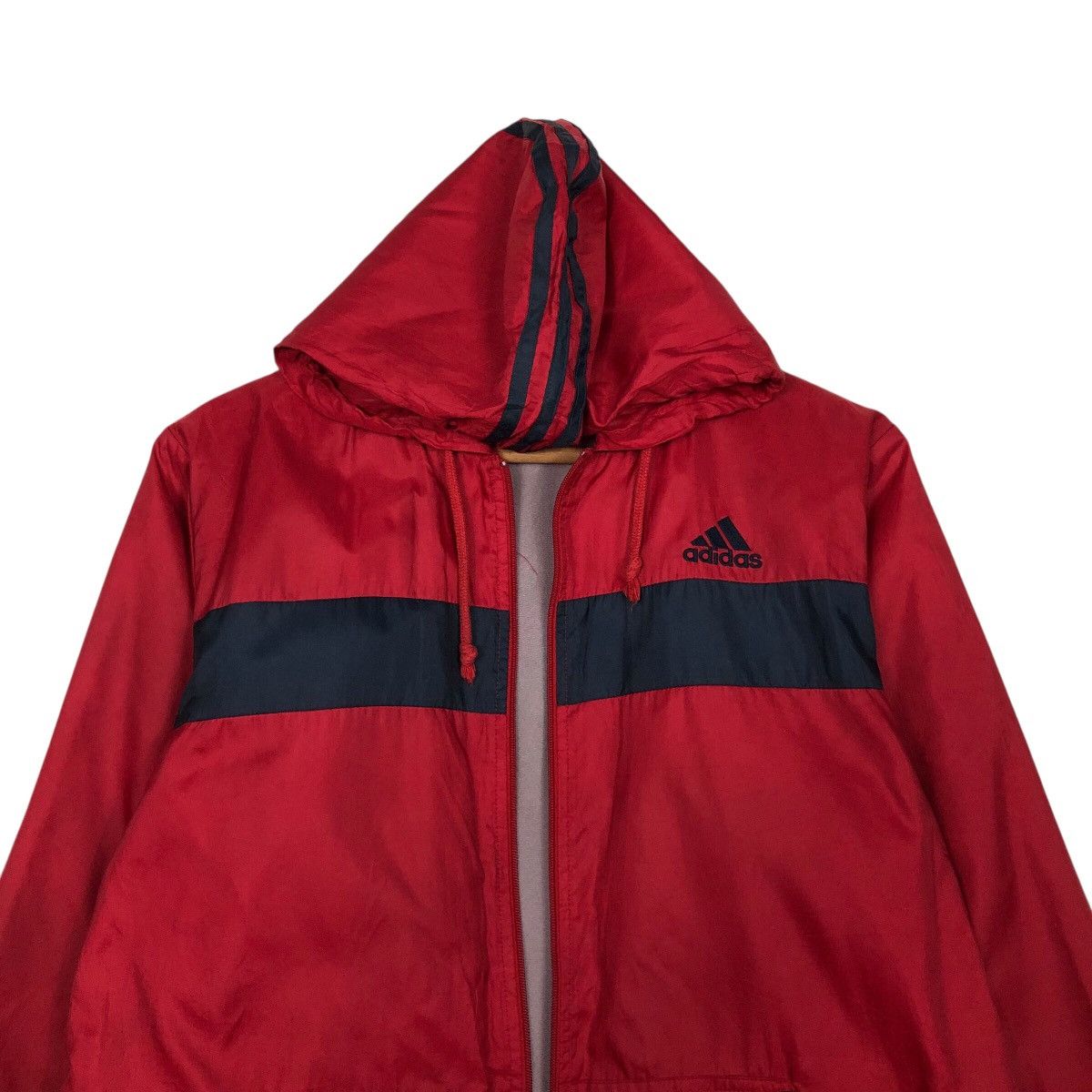 Adidas 📌Vintage Bomber Light Jacket Adidas Striped Design Size US M / EU 48-50 / 2 - 3 Thumbnail