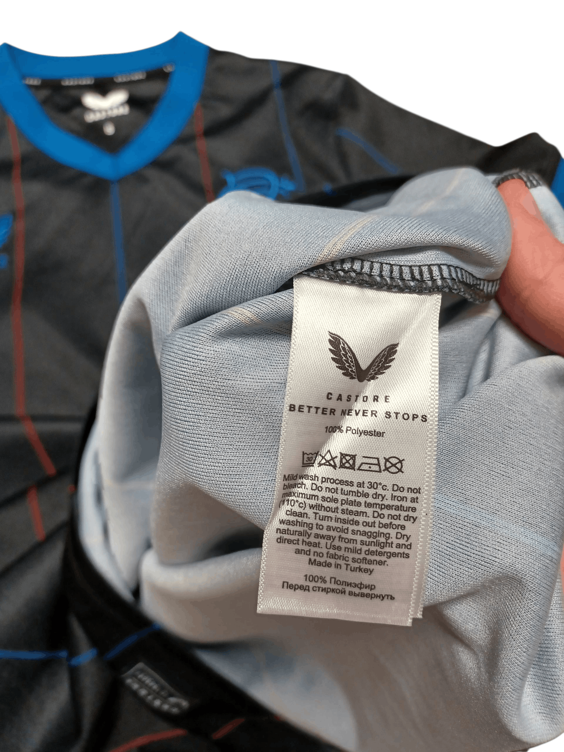 Castore RANGERS GLASGOW CASTORE 2022/2023 FOURTH SOCCER JERSEY Size US S / EU 44-46 / 1 - 4 Thumbnail