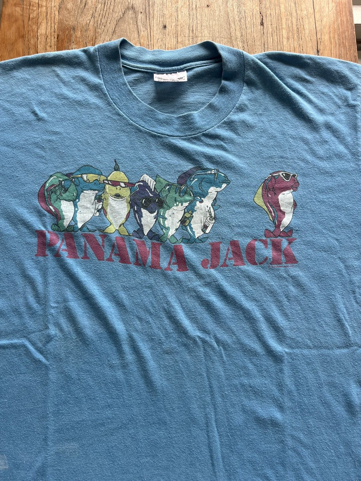 Panama Jack × Vintage Vintage PANAMA JACK Florida Keys artwork 80’s Tshirt Size US L / EU 52-54 / 3 - 3 Thumbnail