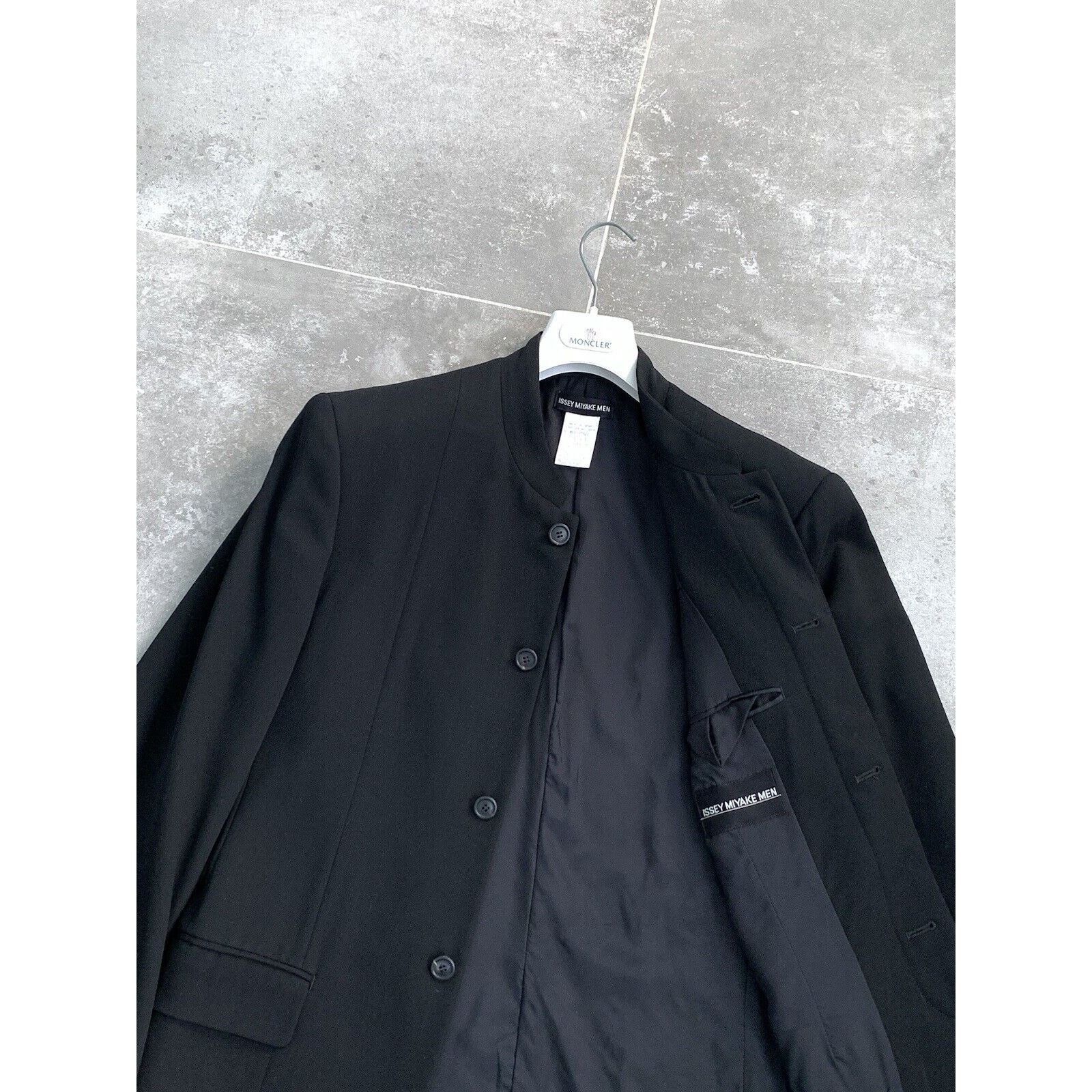 Issey Miyake × Japanese Brand × Vintage Men's ISSEY MIYAKE Wool Jacket 90s Coat Blazer SZ S EU 46-48 Size 48R - 4 Thumbnail