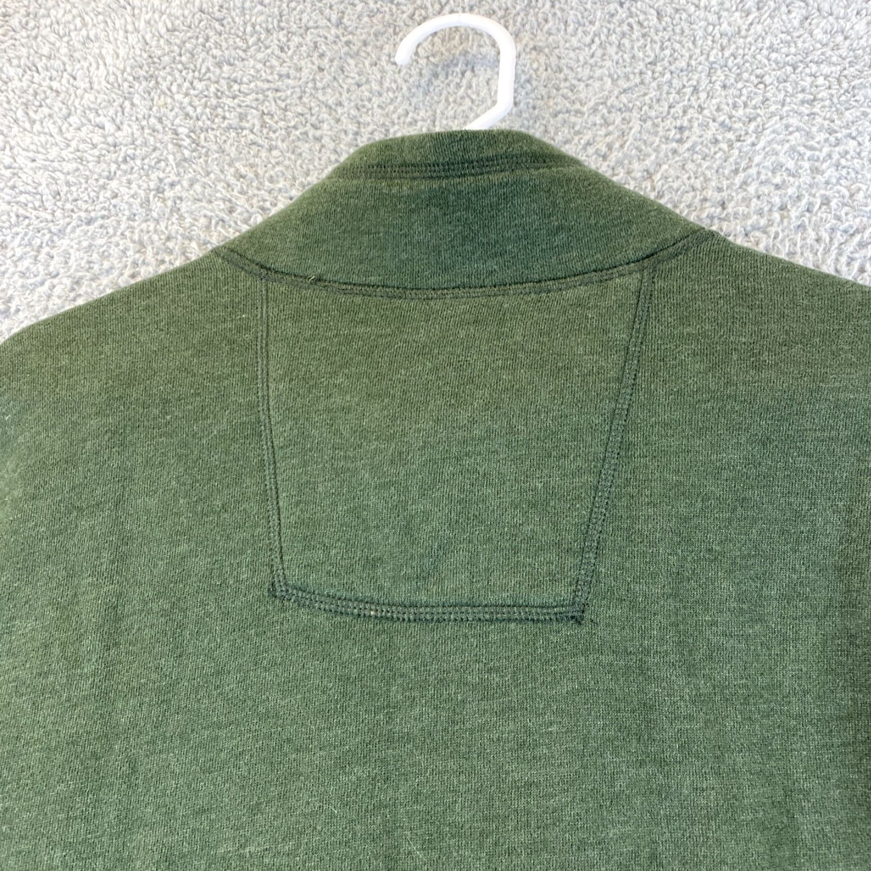 Vintage G.H. Bass & Co. Mens Green 1/4 Button Long Sleeve Pullover Sweater XL 66-24 Size US XL / EU 56 / 4 - 8 Thumbnail