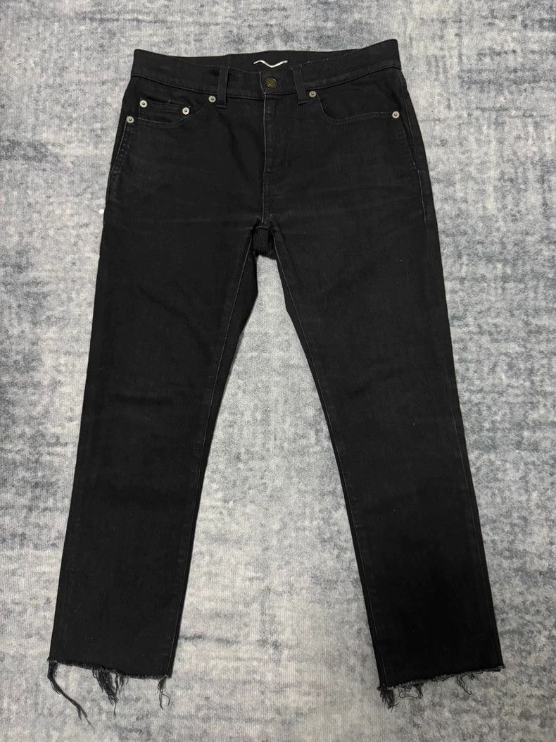 Saint Laurent Paris Saint Laurent Paris 16 FW show destroyed fringed raw-edge j Size US 29 - 1 Thumbnail