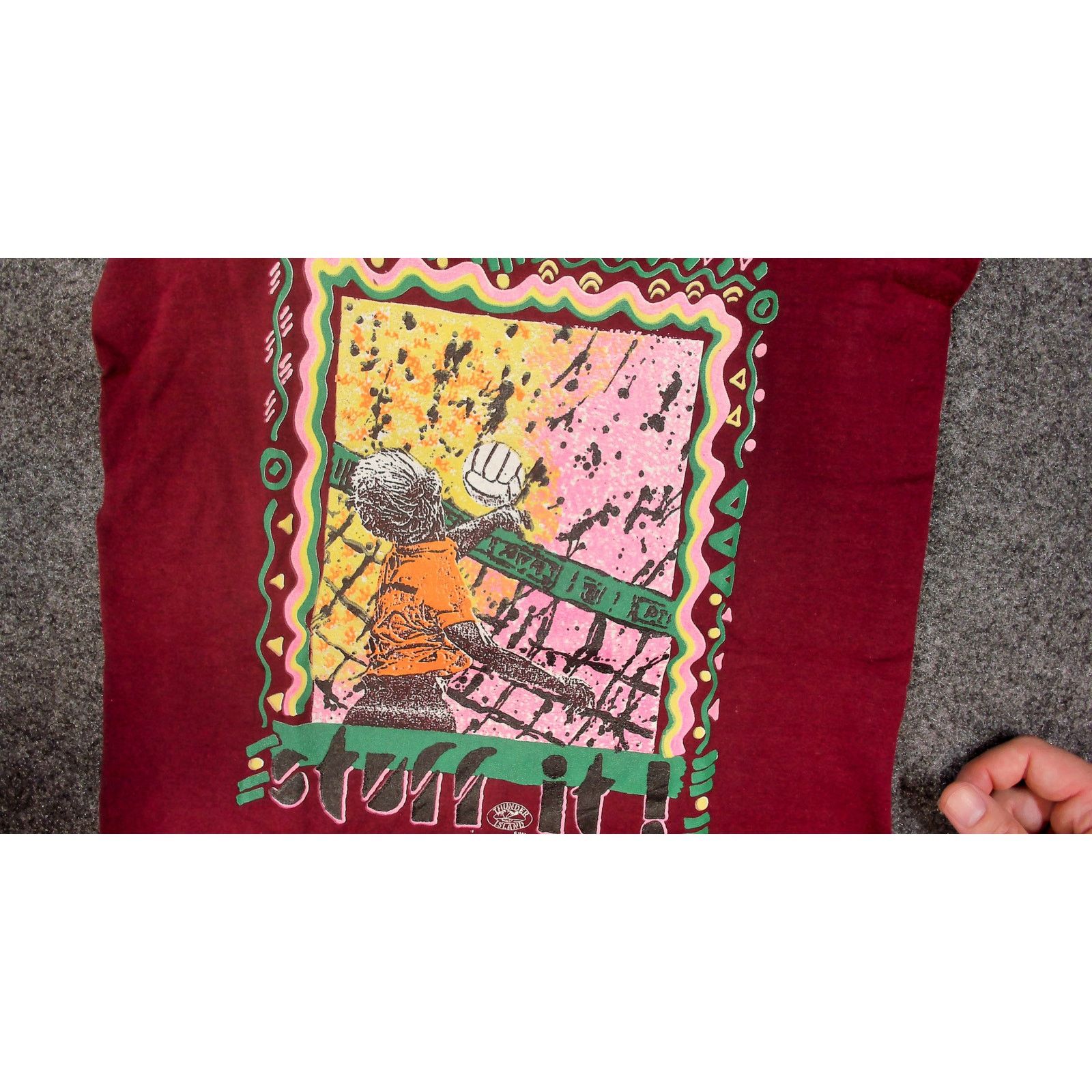 Vintage Logo 7 VTG 1982 Single Stitch Stuff It Volleyball Tank XS Size XL / US 12-14 / IT 48-50 - 7 Thumbnail