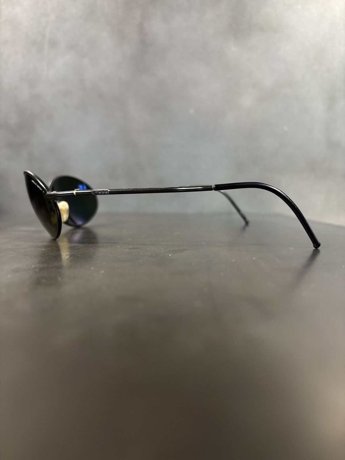 Polo Ralph Lauren 1990s Polo Sport Sunglasses Metal Oval 90 Vintage Polo Sport Size ONE SIZE - 12 Thumbnail