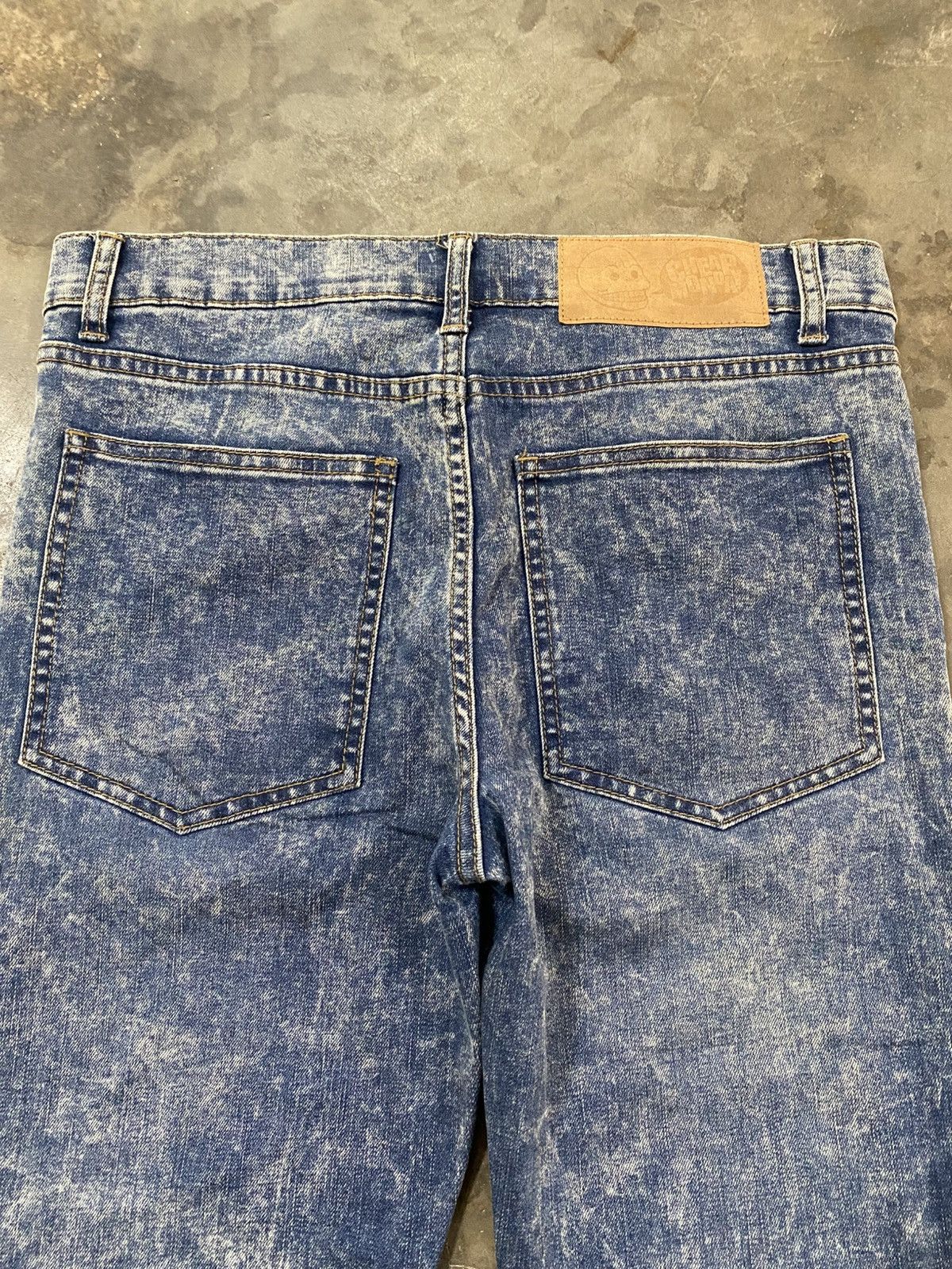 Cheap Monday × Japanese Brand Vintage Cheap Monday Acid Washed Skinny Denim @201 Size US 30 / EU 46 - 10 Thumbnail