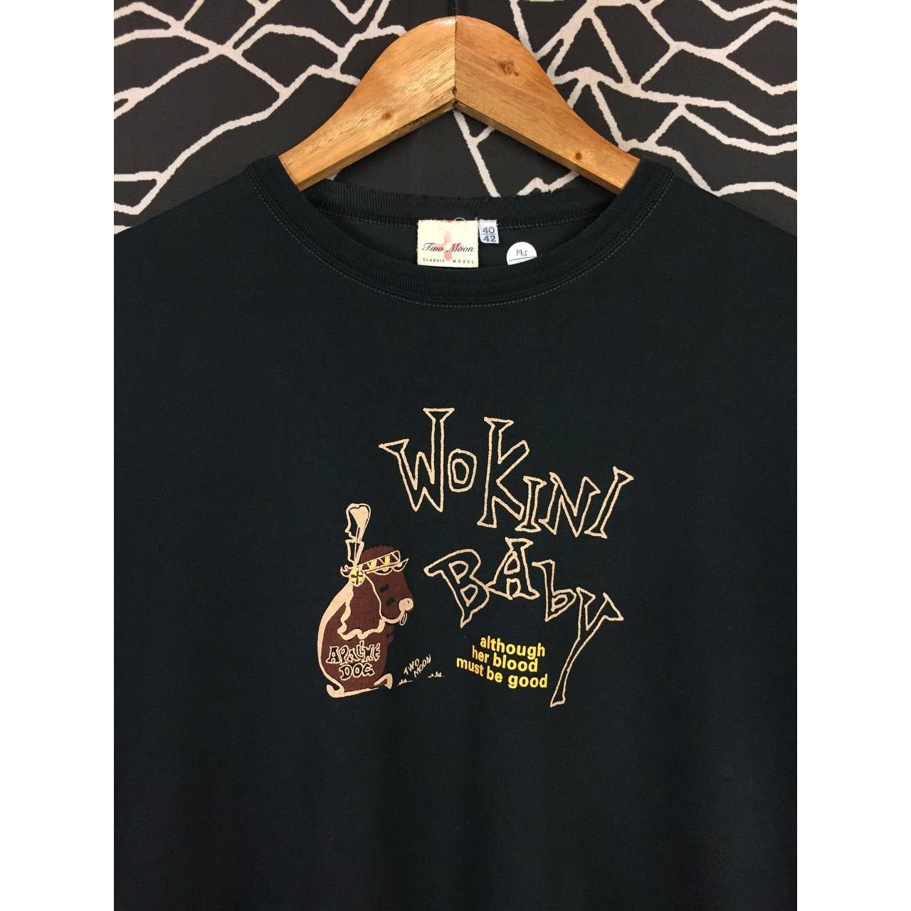 Japanese Brand × Two Moon Two Moon Japanese Brand I Love Dog Wo Kini Baby Tee Size US M / EU 48-50 / 2 - 3 Thumbnail