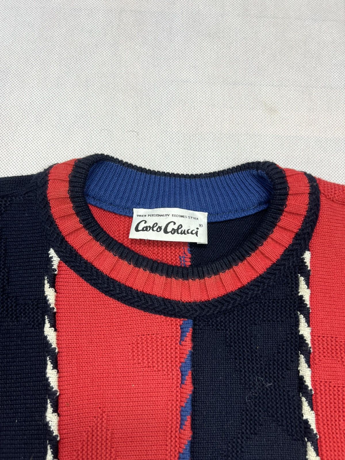 Carlo Colucci Sweater Carlo Colucci patterns logo Size US L / EU 52-54 / 3 - 3 Thumbnail