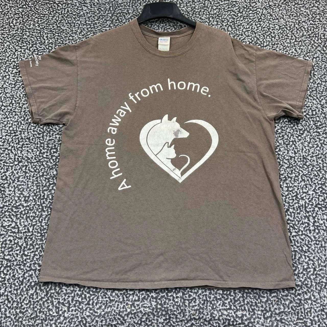 Gildan Vintage A Home Away From Home Shirt Men XL Gildan Cotton Size US XL / EU 56 / 4 - 1 Thumbnail