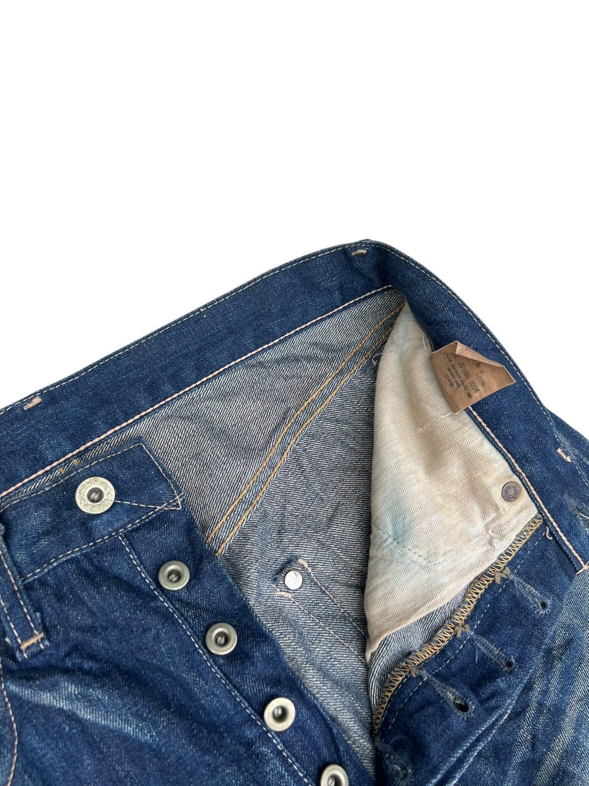 Levi's Vintage Clothing WW2 Model 2006 LVC Levi’s S501XX Big E Denim Selvedge Jeans Size US 31 - 7 Thumbnail