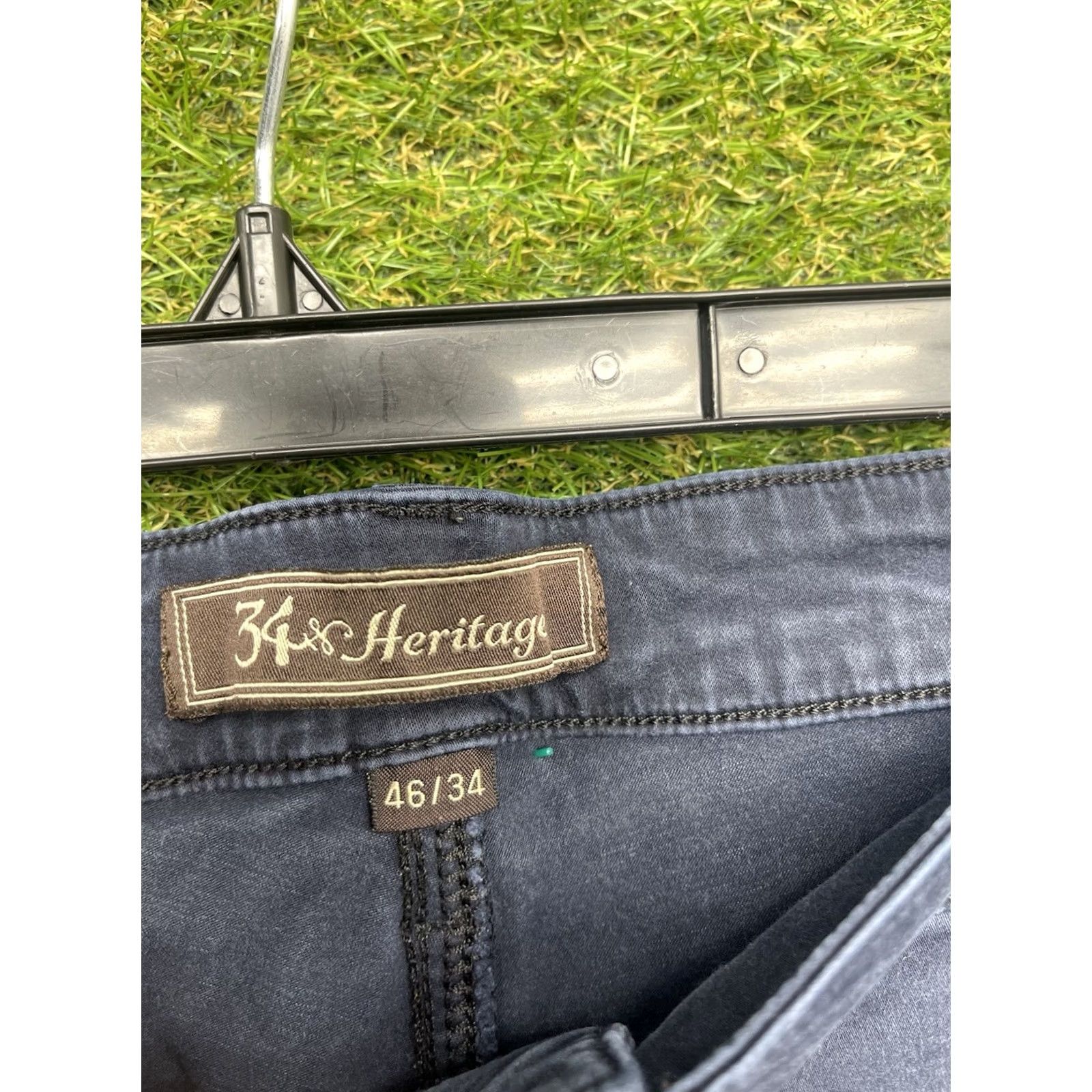 Vintage 34 Heritage Charisma Jeans Men's 46x34 Blue Denim Classic Stretch Comfort 5-Pocket Zipper Rise Mid Regular Inseam 34 Abstract: none Size US 30 / EU 46 - 7 Thumbnail