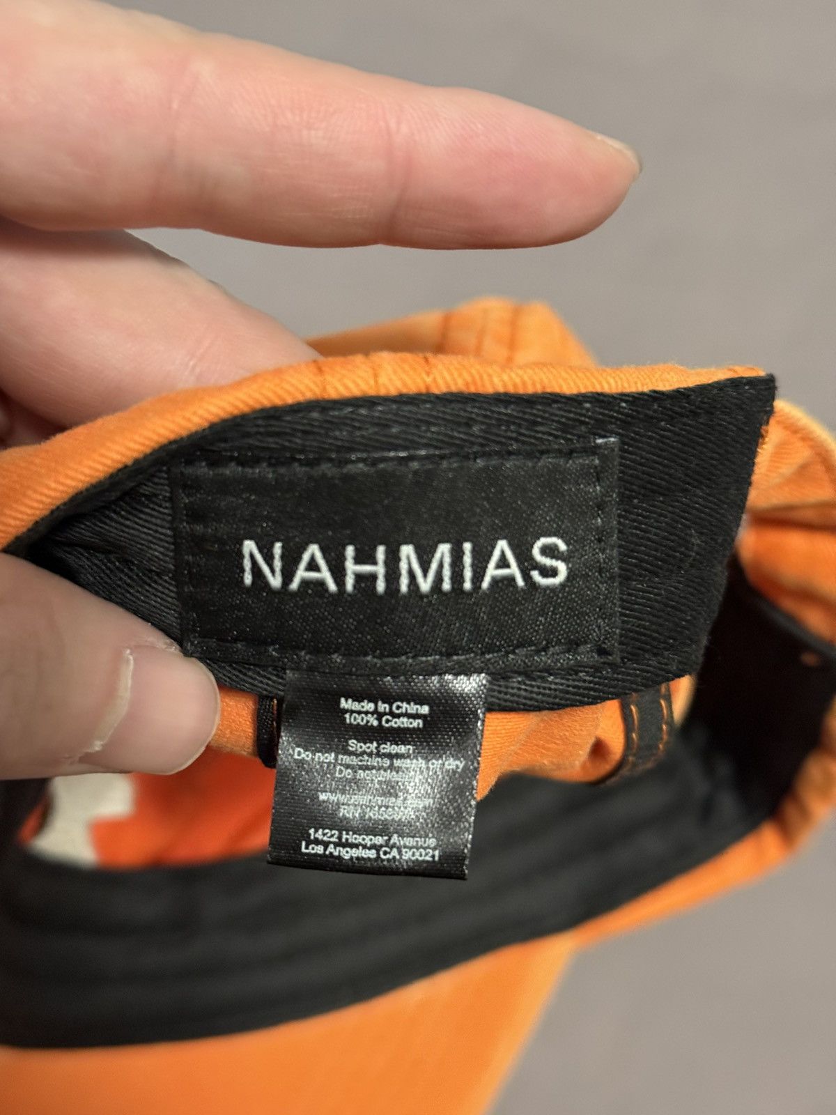 A24 × Nahmias NAHMIAS x Marty Supreme A24 cap orange Size ONE SIZE - 3 Thumbnail