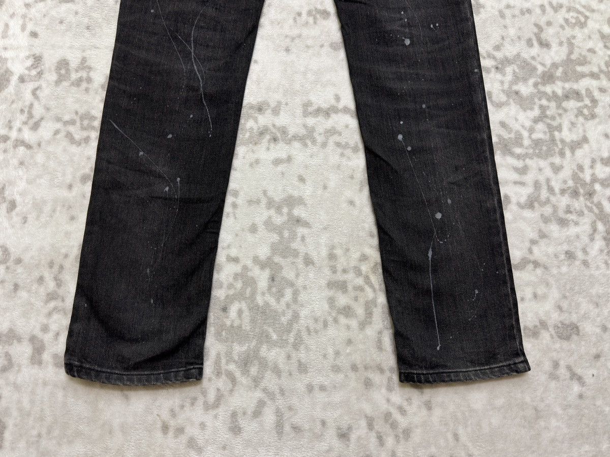 Shellac Vintage SHELLAC Paint Splashed Slim Fit Button Denim Jeans Size US 30 / EU 46 - 13 Thumbnail