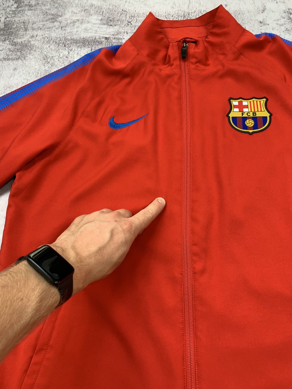 Nike FC Barcelona Nike 2017 Tracksuit jacket Jersey Size US L / EU 52-54 / 3 - 9 Thumbnail
