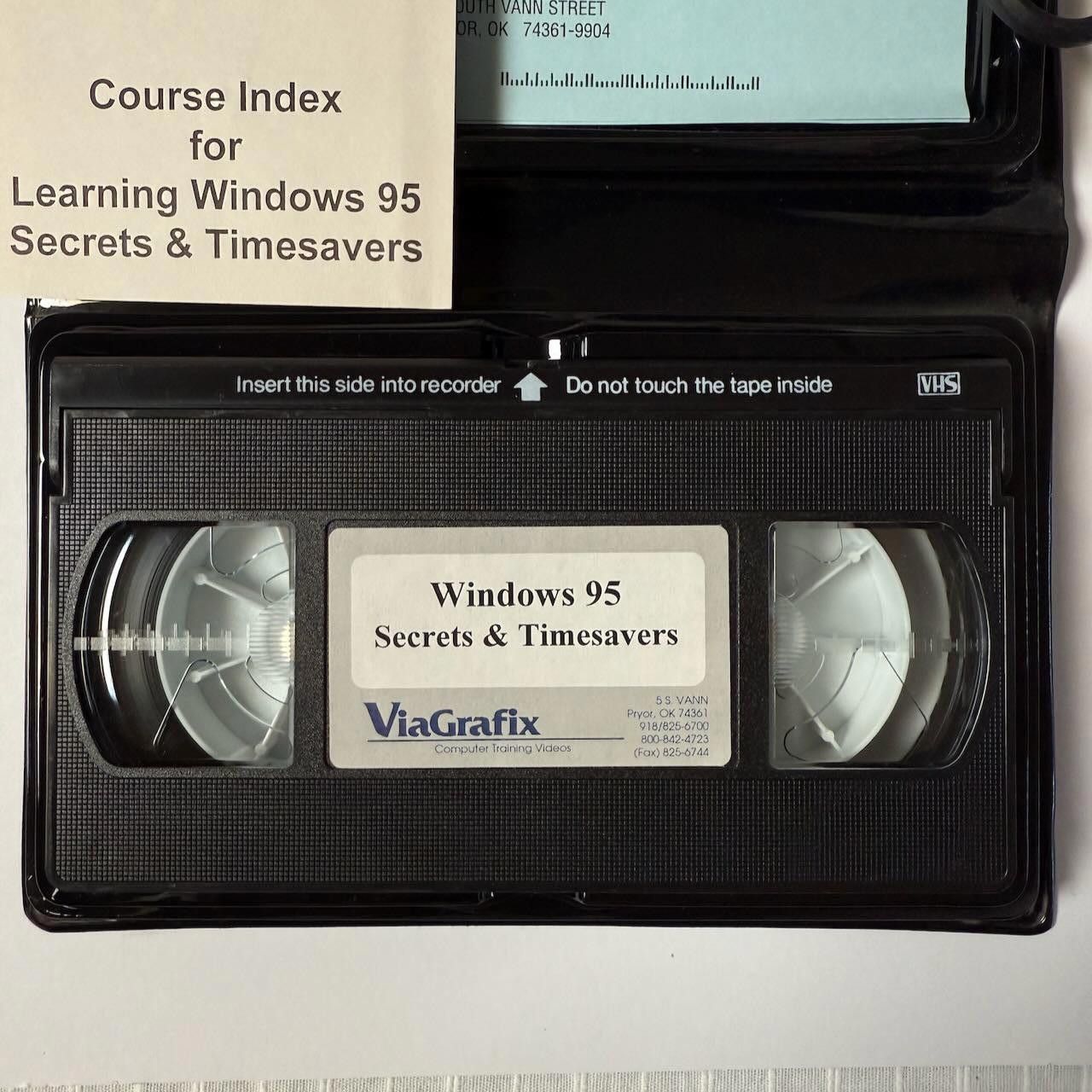 Other RARE ViaGrafix Learning Windows 95 Secrets VHS CIB Size ONE SIZE - 7 Thumbnail